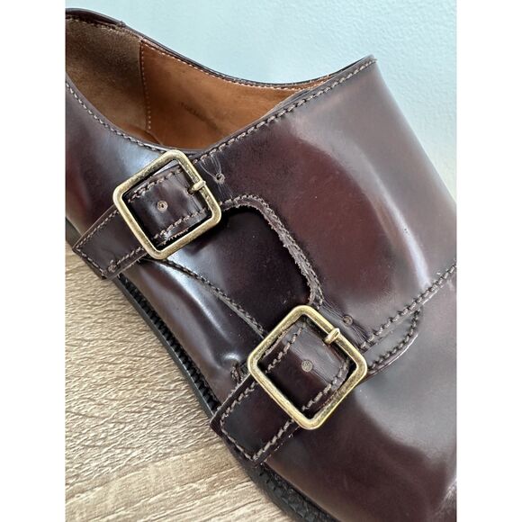 Burberry Double Buckle Leather Monk Strap Shoes in Patent Leather size Men\'s 40 main image 4